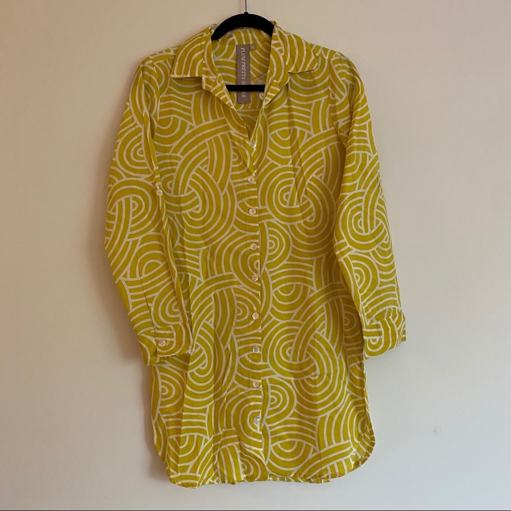 NWT Pretty Plum Sugar Shirt Dress